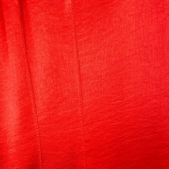 Treasure & Bond x Something Navy Sz XS Red A Line Flared Sleeve Mini Dress - Picture 4 of 14